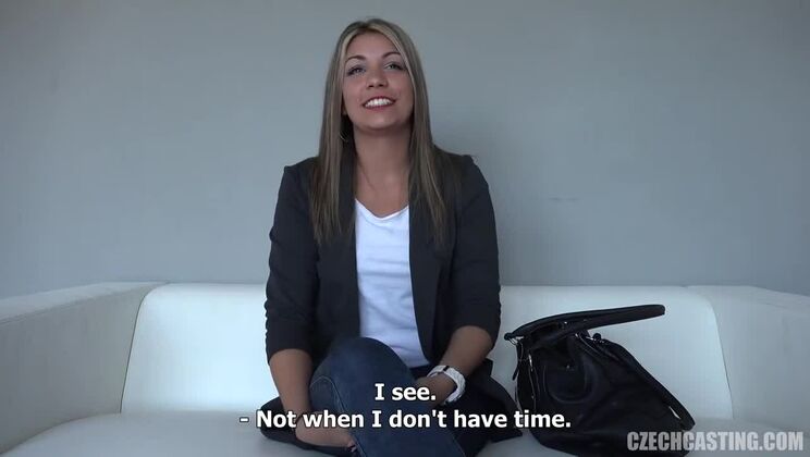 [CzechCasting] - Dominika’s First Casting - Sexy European Teen - Olivia Sparkle