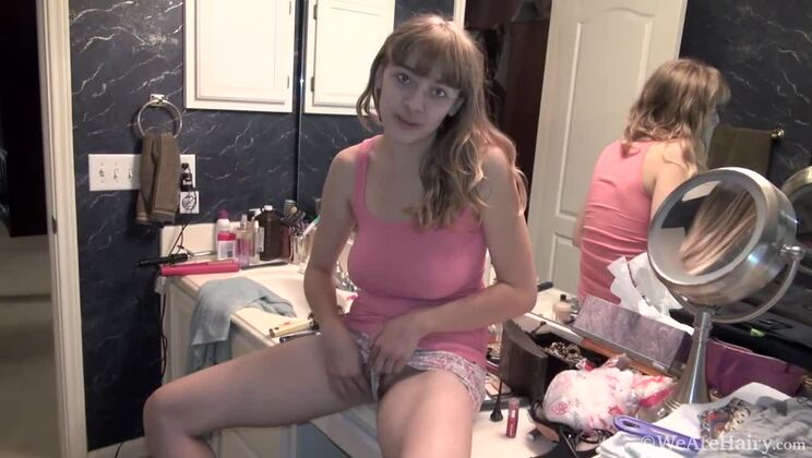 [WeAreHairy] - Dani's Big Tits and Hairy Pussy Before the Shoot - Regina