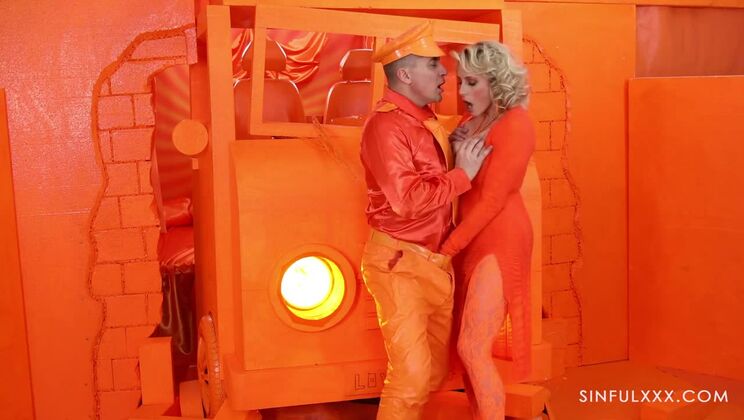 Brittany Bardot - MILF with Huge Tits in Colors On Fire 1