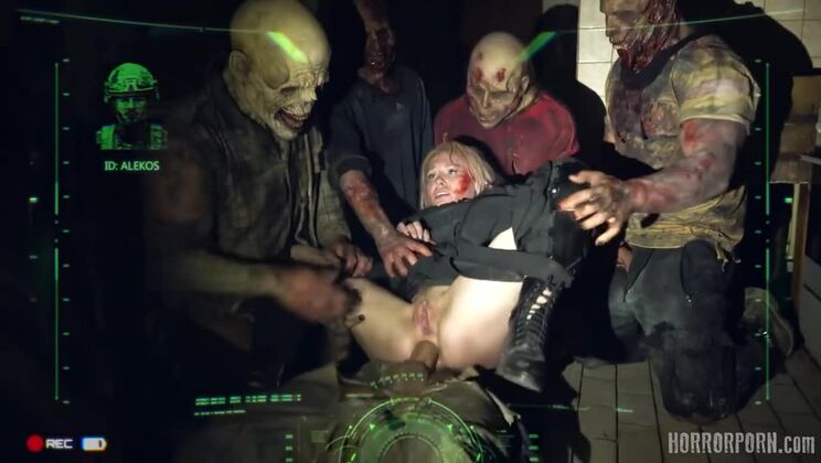 [HorrorPorn] - Horror Porn 48 - Zombie Orgy & Deepthroat - Braylin Bailey - Ariel Demure