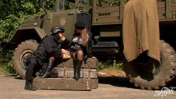 Outdoor Sex with Big Cock - Dominno the Blonde MILF