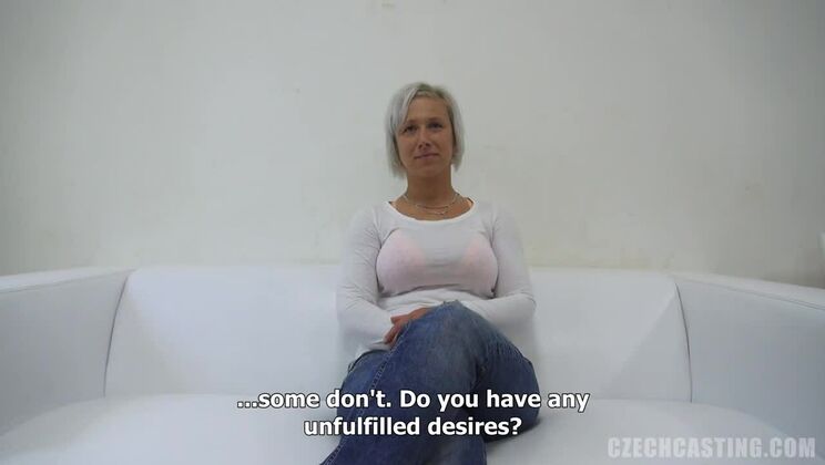 [CzechCasting] - MILF Lenka - Blonde European with Fat Ass