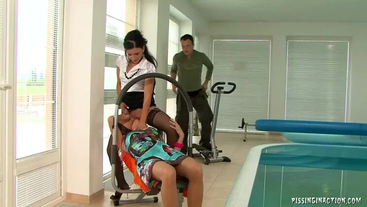 [Tainster] - Lena Cova Pissed On By Big Cock