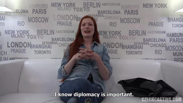 [CzechCasting] - Nikola the Redhead - Czech Casting Porn - Adam Black