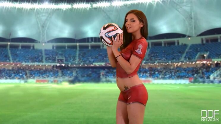 [1By-Day] - Outdoor Russian Henessy’s Brunette Moves: Tattooed & Medium Curves - Barbie Sins - Marika Vitale