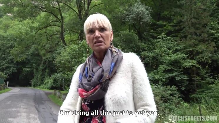 [CzechStreets] - Czech Big Tits Blonde Street Scene