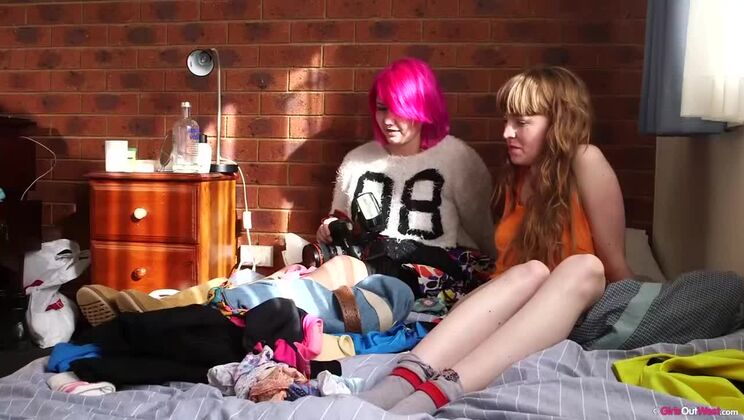 [GirlsOutWest] - Noelle & Pia - Wild Backstage Pissing