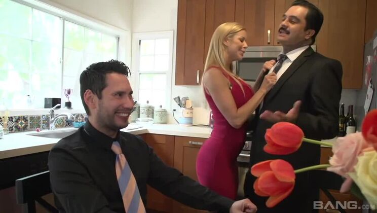 Alexis Fawx gets cum on her big tits and face