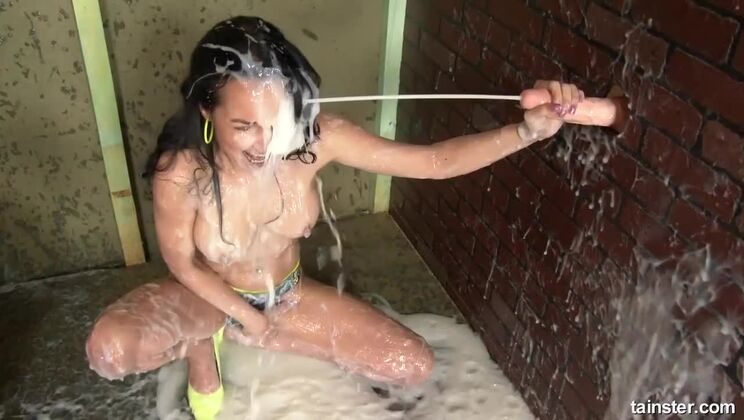 [Tainster] - Francys Belle's Creamy Body & Mouth: Solo Toy & Gloryhole Session