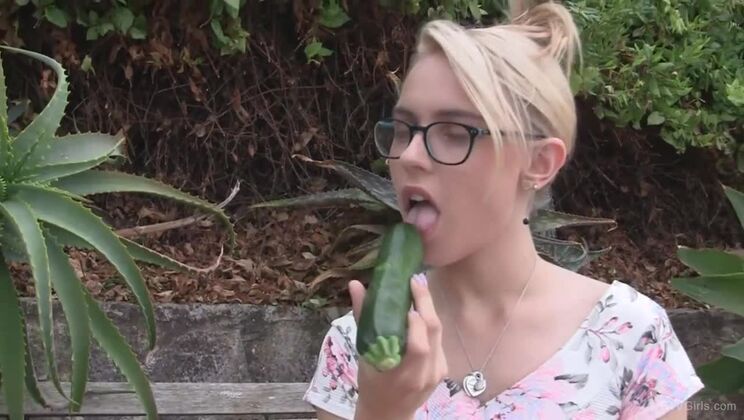 Blonde Chloe Voyeur and Lingerie