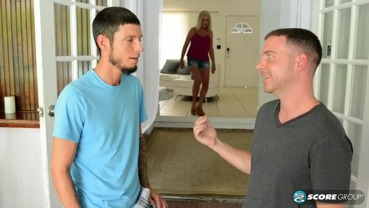 [60PlusMILFs] - Big Titted Katia Takes on Two Young Lovers - Tony Rubino - Tyler Steel - Classy Katia