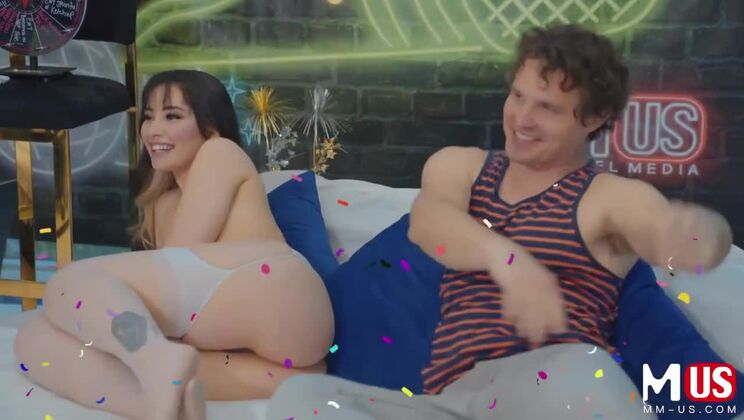 [ModelMediaUS] - Ebony Interracial Girl Wears Stockings