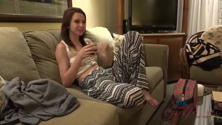 [ATKGirlfriends] - GF CeCe gives hot footjob in Jeep POV - Cece Capella