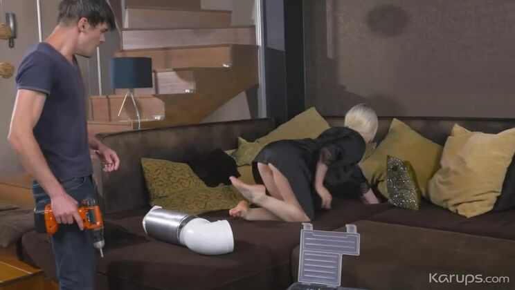 [KarupsPrivateCollection] - Angie Lynx Desperate for Drilling - Blonde and Tattooed - Angie Lynx