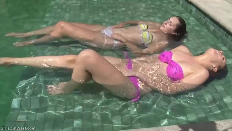 [GirlsOutWest] - Two Brunettes, One Goal: Cleo & Eli May Rip It Up! - Cleo - Eli May