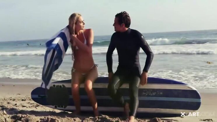 [X-Art] - Blonde Babe Rides Wave of Pleasure