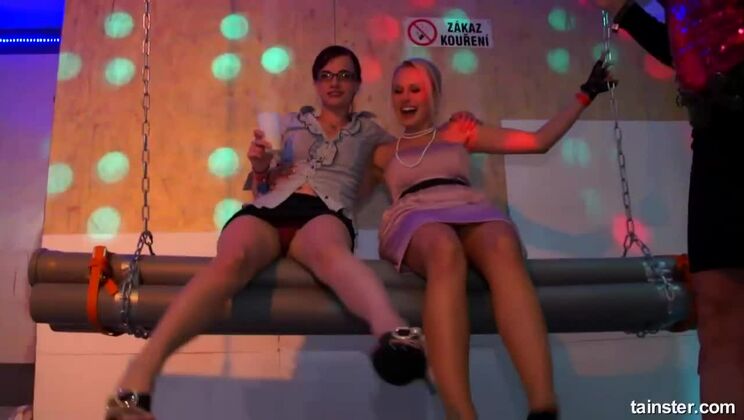 [Tainster] - Lesbian Swinger Party with Interracial Sex - Part 1 - Lucy Bell - Kitty Jane - Mischelle - Leony aprill - Welli - Vivien1