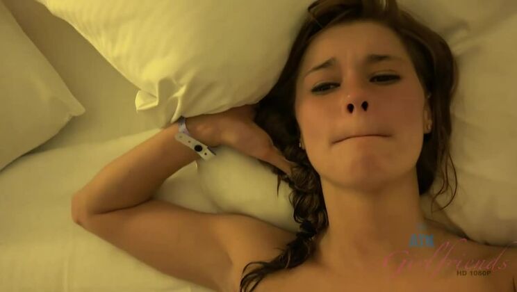 [ATKGirlfriends] - Pierced Alaina Gets a Cum Shot - Alaina Dawson