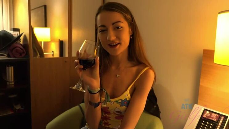 You and Lily Get Wet in Lingerie on the Beach