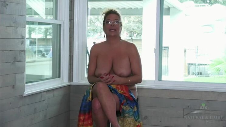 [AuntJudys] - Mature Porn Babe Karen Summer is Hairy and Hot