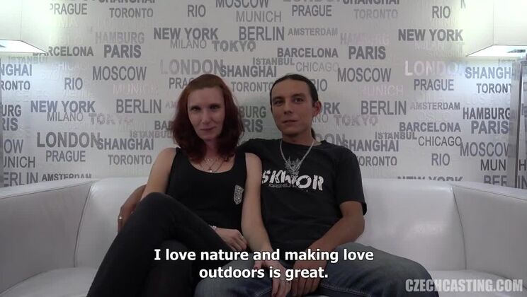 [CzechCasting] - Honza Pounded by Hanka in Steamy Czech Threesome