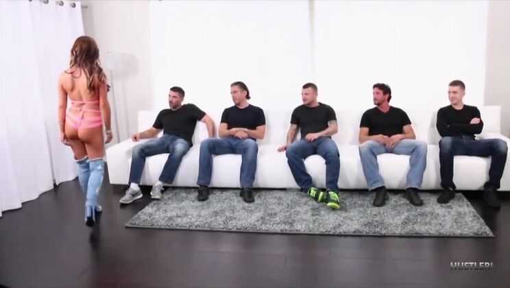 Tasha Reign Takes Multiple Cocks in Hot Gangbang