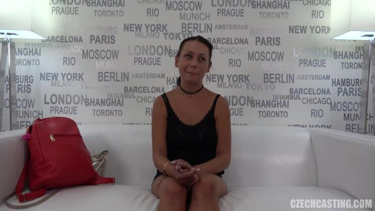 [CzechCasting] - Brunette Czech Stanka Delights in Casting