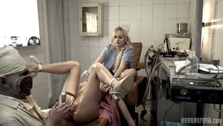 [HorrorPorn] - Dentist's Nightmare - Threesome Horror