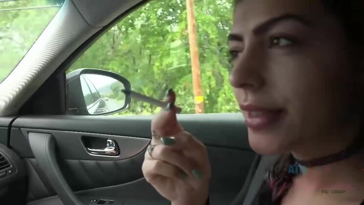 [ATKGirlfriends] - Brunette Audrey Gets a Cumshot on Her Face