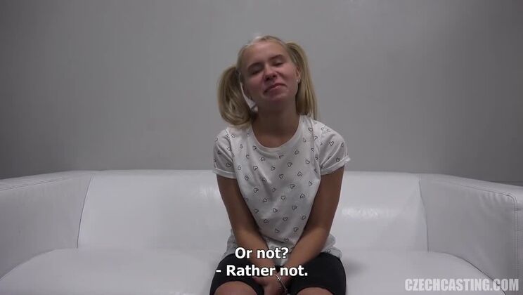 Blonde Beauty Kristyna Casting