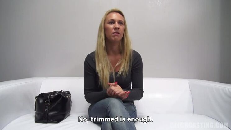 [CzechCasting] - Blonde Lenka Takes Big Cock in Anal Casting