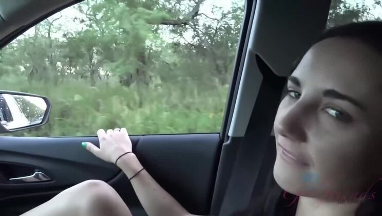 [ATKGirlfriends] - Brunette Babe Jade Amber Enjoys Nude Beach - Jade Amber