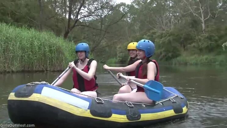 [GirlsOutWest] - Annabelle Lee and Taliah’s Wild Rafting Threesome – Outdoor Sex - Taliah - Annabelle Lee Taliah Viola - Anna Pierceson