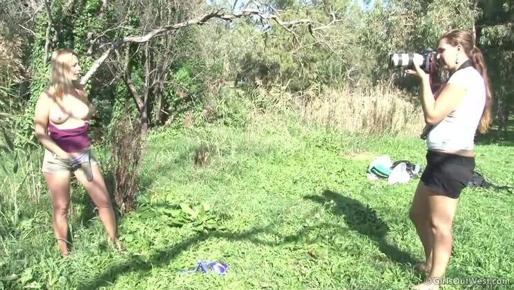 [GirlsOutWest] - Arabella In Nature - Making Of