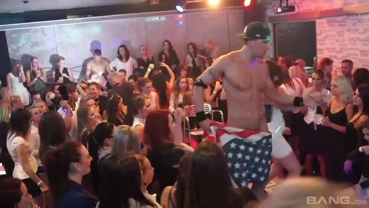 Massive Interracial Party with Group Sex