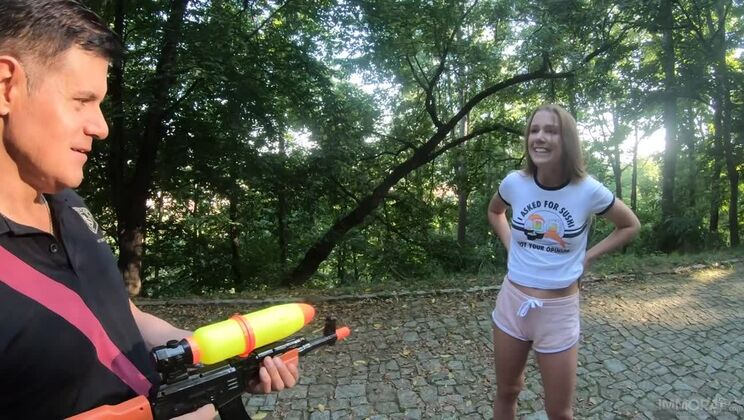 Blonde Alexis Gets a Cum Facial After Oral