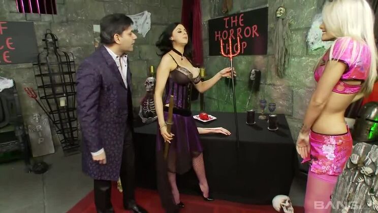 [BANG.com] - Jasmine's Big Tits and Facial in Threesome