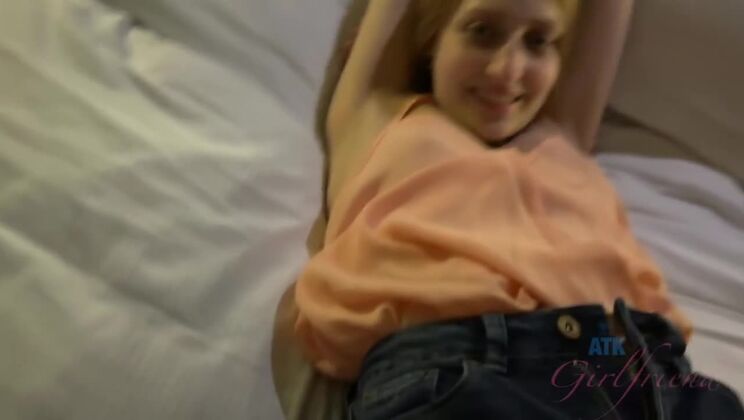 [ATKGirlfriends] - Girlfriend Experience: Hairy Footjob POV - Rococo Royalle