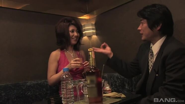 Asian Slut Enjoys Creampie with Toys