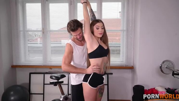 Misha Maver's Lingerie and High Heels Anal DP