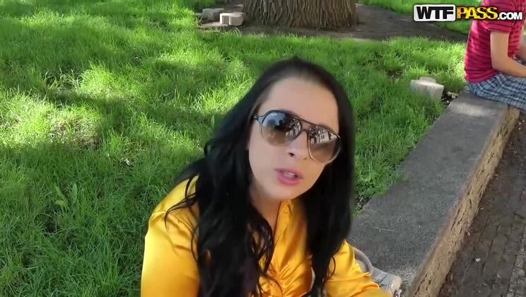 [PublicSexAdventures] - Outdoor Encounter - Tattooed Brunette and Friend - Mia Rose