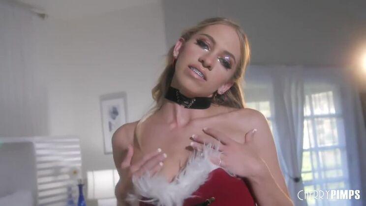 Khloe Kapri's Solo Wet Christmas Gift