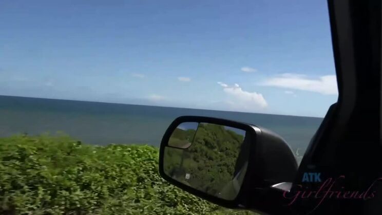 [ATKGirlfriends] - Girlfriend Experience with Ashley Lane in Car