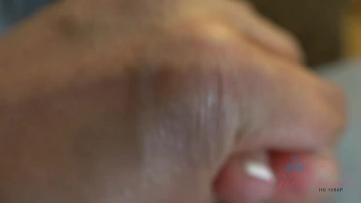 Fetish Play with Karmen Karma - Handjob and Facial