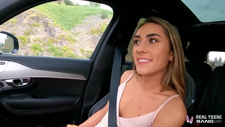 Mackenzie Mace Sits on a Guy's Dick in the Mountains