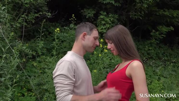 Outdoor Fucking with Michal D and Brunette Susan Ayn