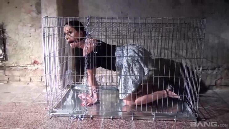 Clair Brooks in a BDSM Bondage Scene