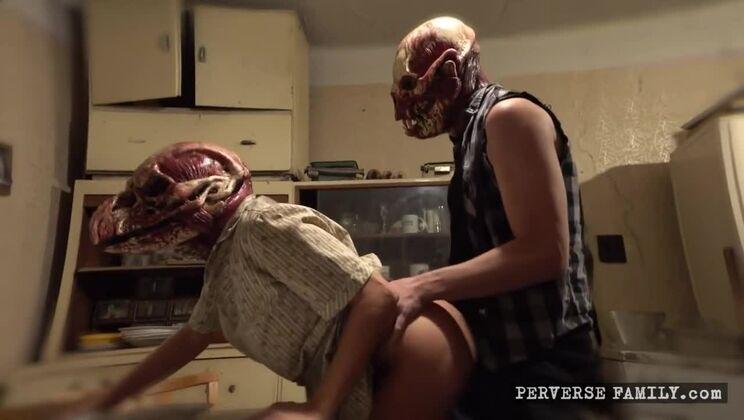 [PerverseFamily] - Brunette Step Sister and Big Cock - A Fetish Dream