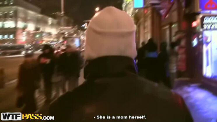 [PickupFuck] - Threesome Redhead Fuck in Toilet - Denis, Eric, and Mayola - Tony Profane - Sasha Summers