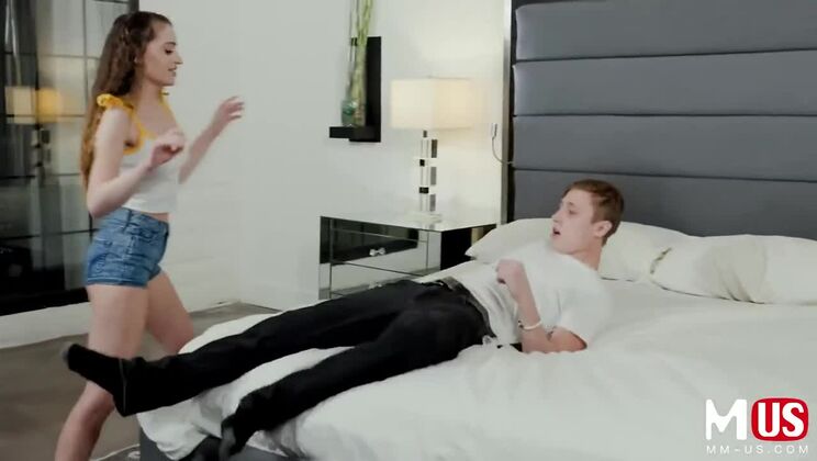 [ModelMediaUS] - Hard Fucking For Tattooed Brunette With Facial Cumshot - Amber Moore